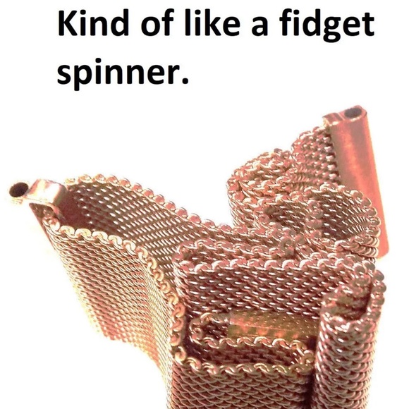 Milanese Mesh FITBIT BLAZE Bracelet Copper Tone Stainless Steel Watch Band NEW - Picture 4 of 7